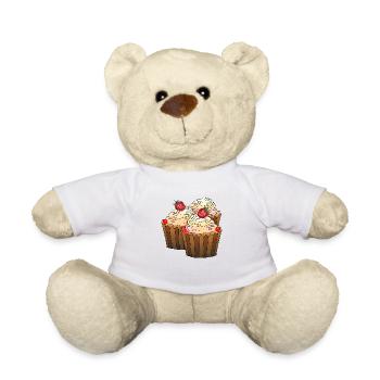 Cakes - Teddy Bear - white - Front