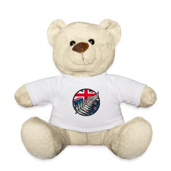 Nouvelle-Zélande Aotearoa Kiwi 4 - Nounours - blanc - Devant