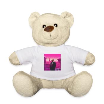 Italie Vaporwave - Nounours - blanc - Devant
