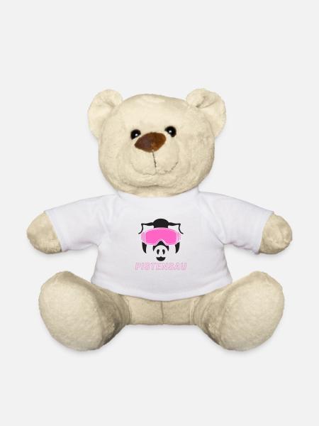 Après Ski Pistensau - Teddy - Weiß