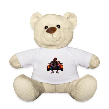 Hip Hop Rapper - Teddy - Weiß - Vorne