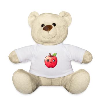 Sujet Apple pour enfants - Nounours - blanc - Devant