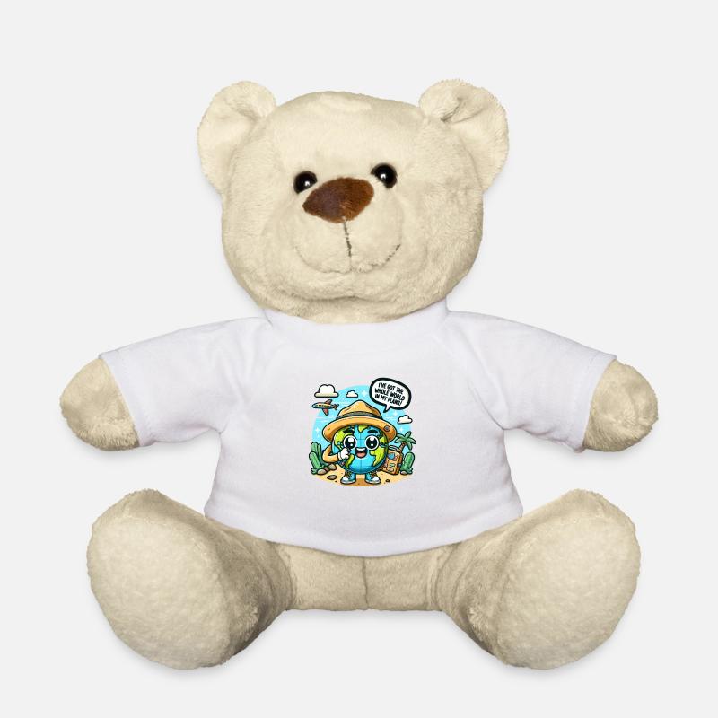 Le monde dans mes plans - Nounours - blanc