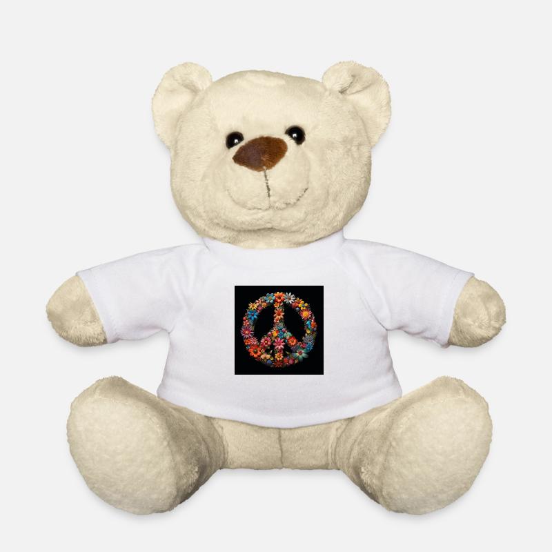 Peace - Teddy - Weiß