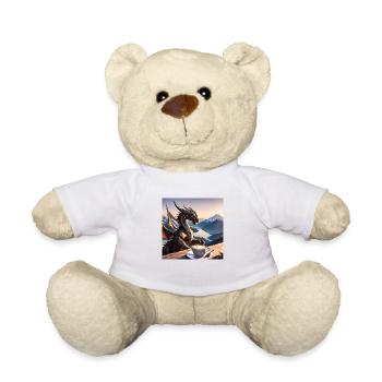 The Coffee Bean - Welsh coffee at it's best - Teddy Bear - white - Front