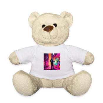 Graffiti Sprayer - Teddy - Weiß - Vorne