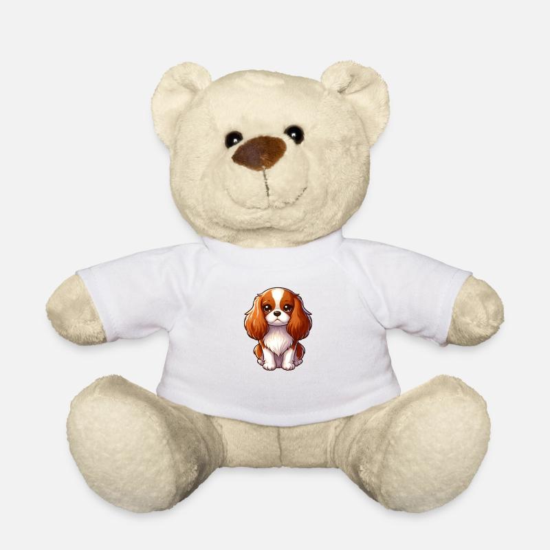 Chien Cavalier King Charles - Nounours - blanc