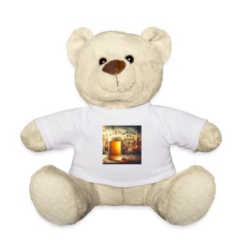 Biersprüche für Outfits - Teddy - Weiß - Vorne