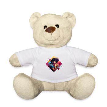 Afro Art - Nounours - blanc - Devant