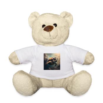 Fliegende Schildkröte - Teddy - Weiß - Vorne