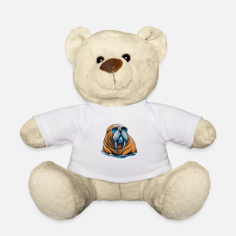 Walrus - Teddy Bear - white