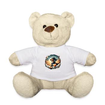 Dachshund Grief Management Rainbow Bridge - Teddy Bear - white - Front