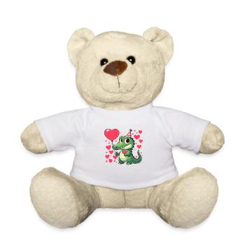 Schnappine Krokodil liebt Dich - Teddy - Weiß - Vorne
