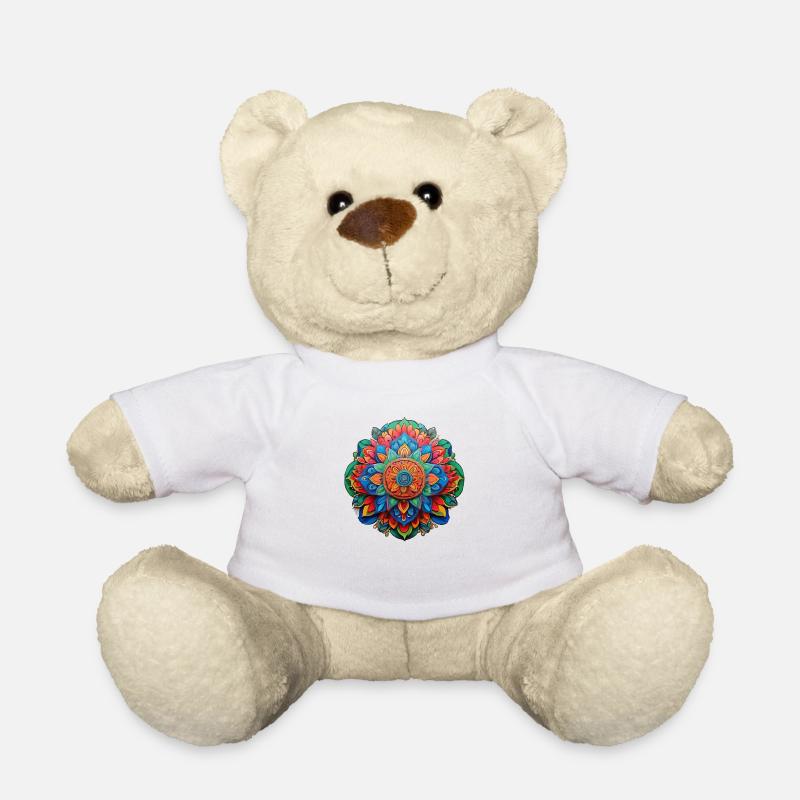 Mandala - Teddy Bear - white