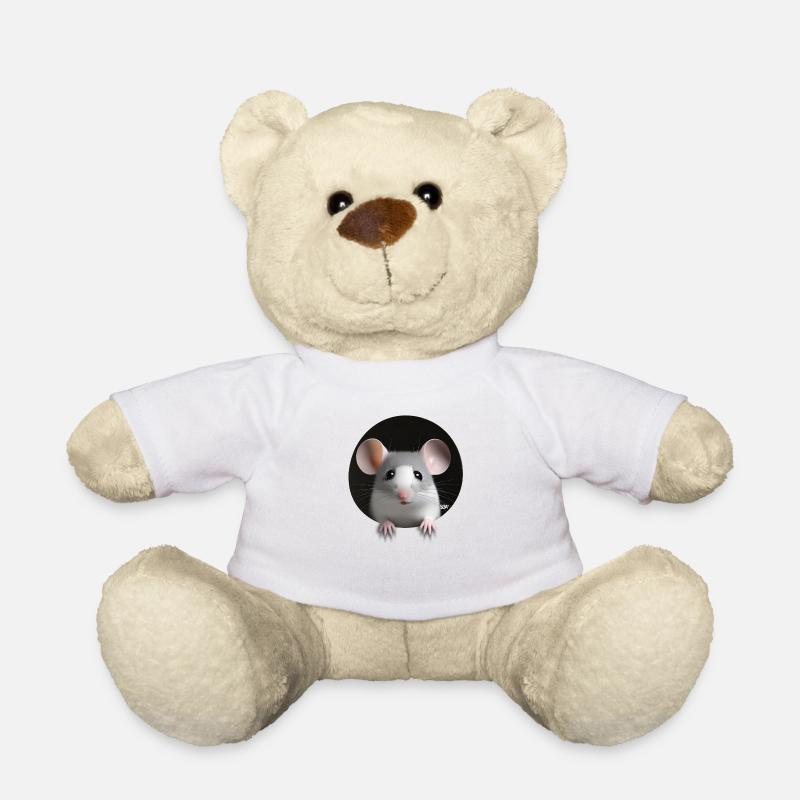 Sweet Rat - Teddy Bear - white