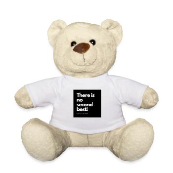 Bitcoin Saylor Quote: No Second Best - Teddy Bear - white - Front