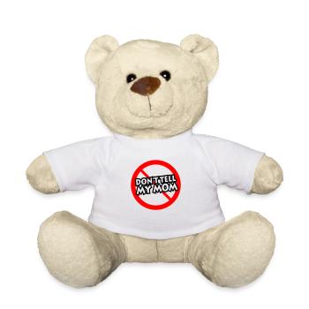 Erzähle es nicht Mama (english) - Teddy - Weiß - Vorne