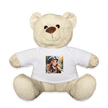 Ma régulière blonde - Nounours - blanc - Devant