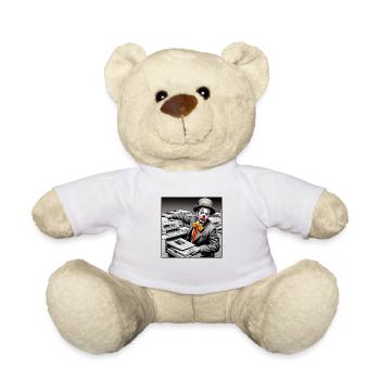Clown am Kopierer - Teddy - Weiß - Vorne