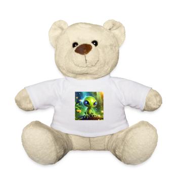 Glühwürmchen Niedlicher Alien-Charakter 57577 - Teddy - Weiß - Vorne