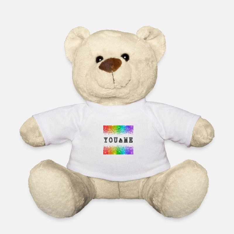 You and Me - Teddy Bear - white