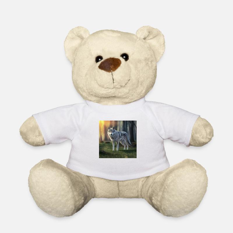 Wilder Wolf - Teddy - Weiß