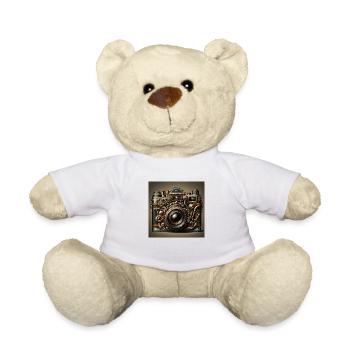 Caméra Steampunk - Nounours - blanc - Devant