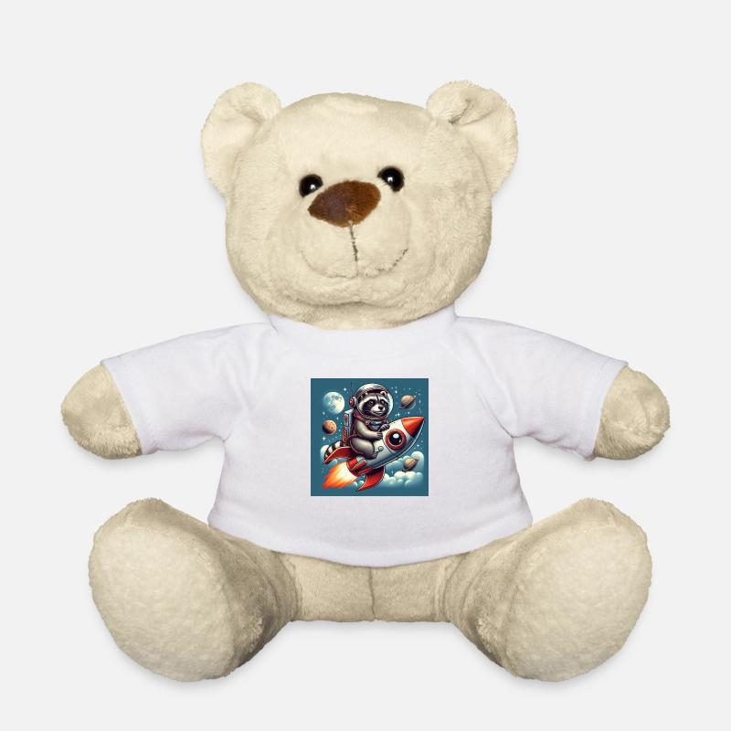 Raketen Waschbär - Teddy - Weiß