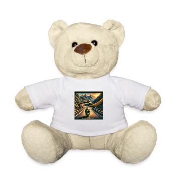Motorradfahrer - Mentally I am here - Teddy - Weiß - Vorne