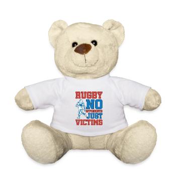 Rugby No Opponents Just Victims 5 - Teddy - Weiß - Vorne