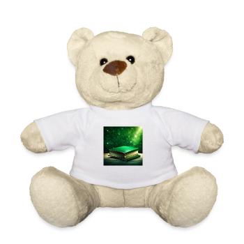 Luminated Emerald Book - Teddy Bear - white - Front