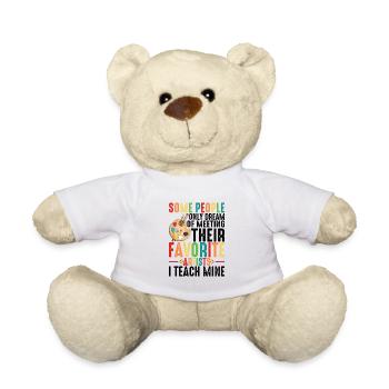 Meeting Their Favorite Artists, I Teach Mine 6 - Teddy Bear - white - Front