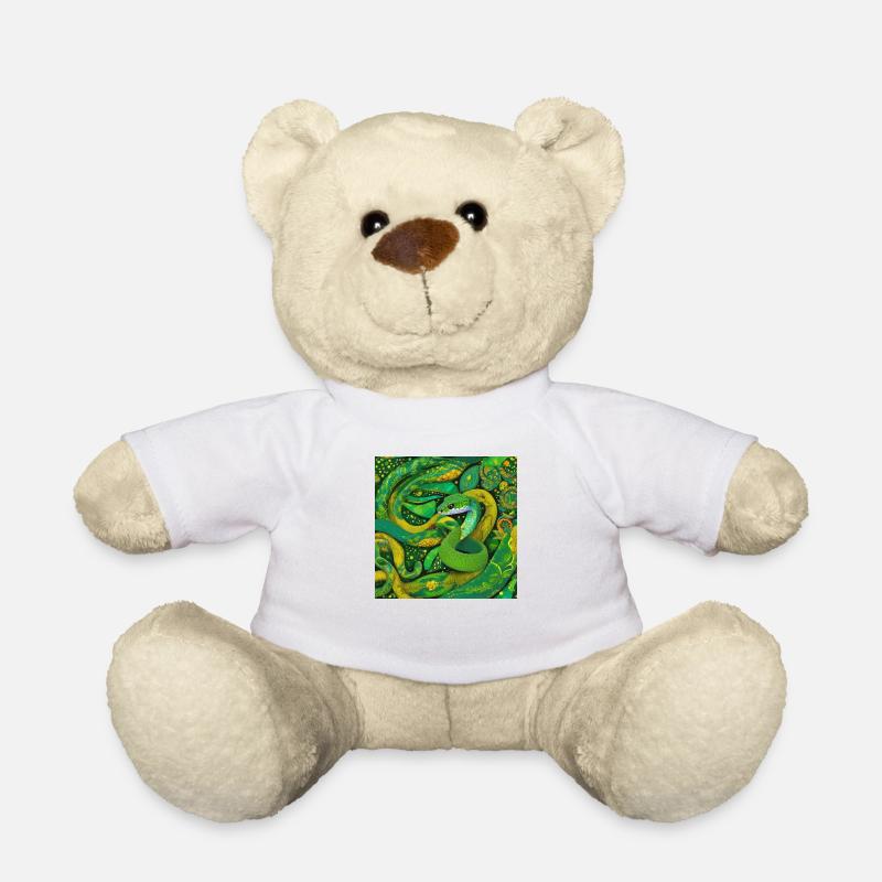 Schlange - Teddy - Weiß