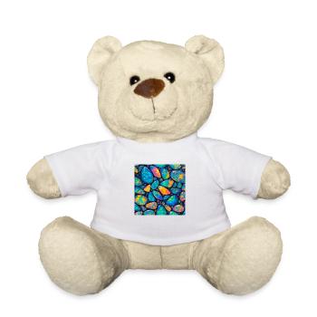 motif opale - Nounours - blanc - Devant