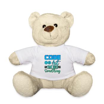 Le code, c’est de l’art qui fait quelque chose 4 - Nounours - blanc - Devant