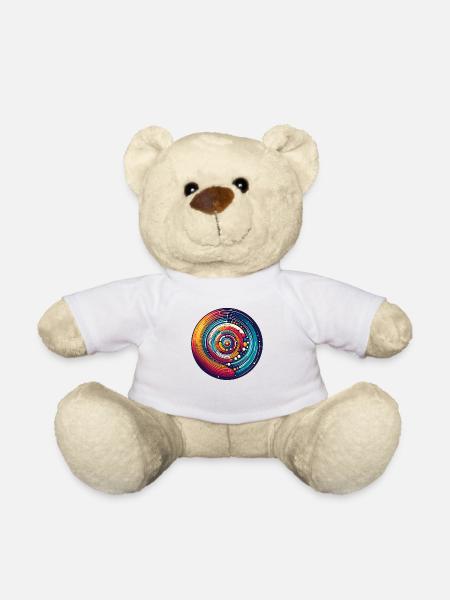 Psychedelic Planets - Teddy Bear - white