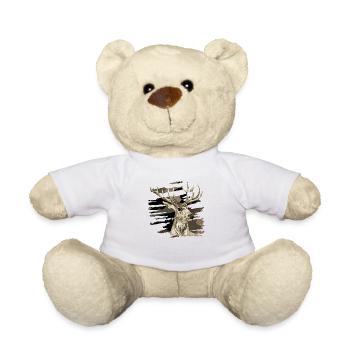 Hirsch - Teddy - Weiß - Vorne