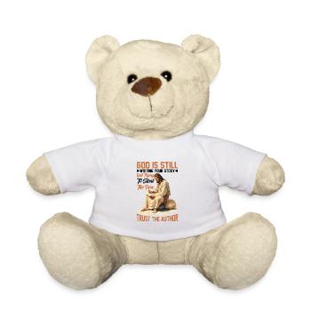 God Is Still Writing Your Story 25 - Teddy Bear - white - Front