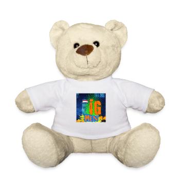 BIG MEN CHEMISTRY - Nounours - blanc - Devant