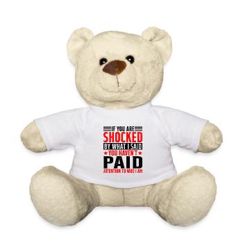 Si vous êtes choqué par ce que j’ai dit 6 - Nounours - blanc - Devant