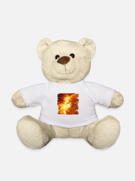 Faszination Sonneneruption - Teddy - Weiß