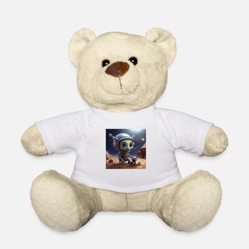 Funny Alien - Nounours - blanc