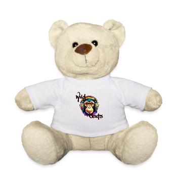 Headphones / Audio / Music / Sound / Cool - Teddy Bear - white - Front