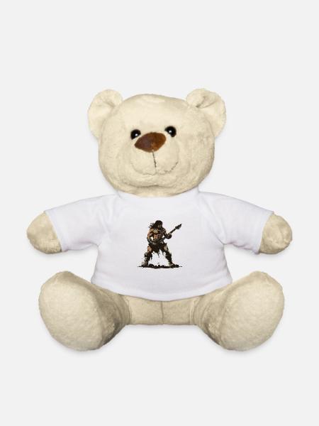 Barbarischer Rocker - Teddy - Weiß