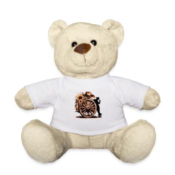 Cowboy Lustiger Cowboyhut Wild Western Rodeo Texas - Teddy - Weiß - Vorne