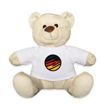 Deutschland Emblem EM WM - Teddy - Weiß - Vorne