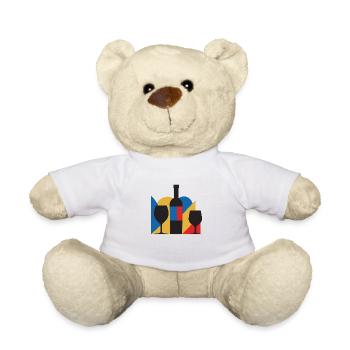 Bauhaus Wein Weinflasche - Teddy - Weiß - Vorne