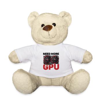Besoin de plus de GPU 10 - Nounours - blanc - Devant