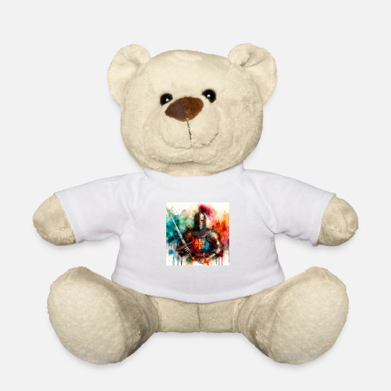 Medieval knight - Teddy Bear - white