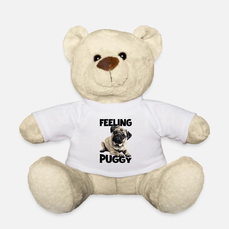 Se sentir Puggy 2 - Nounours - blanc